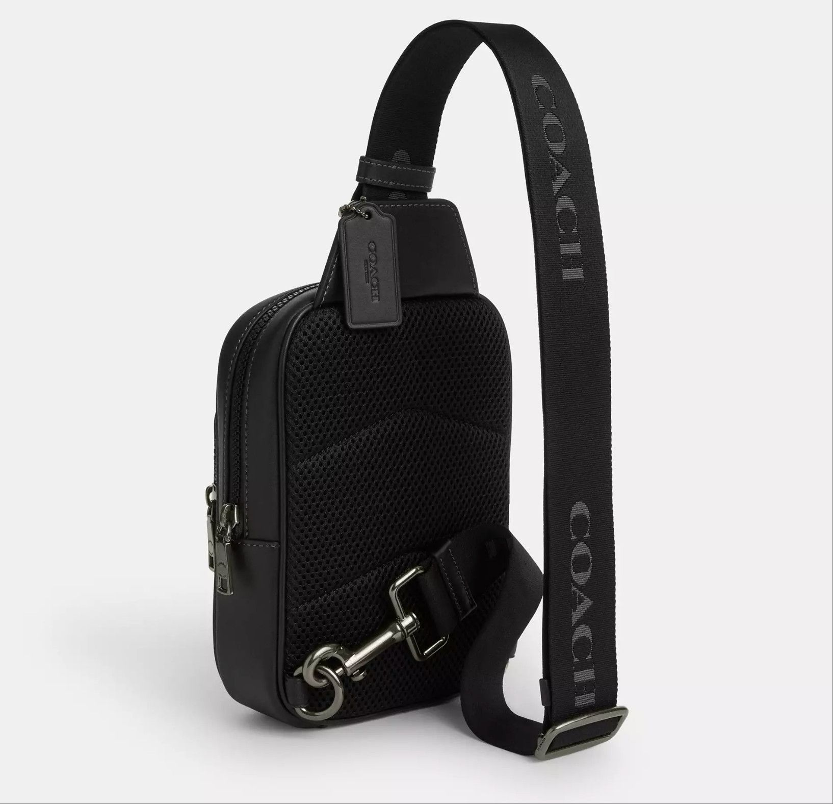Coach Racer Sling Pack CX071 Black Size ONE SIZE - 8 Thumbnail