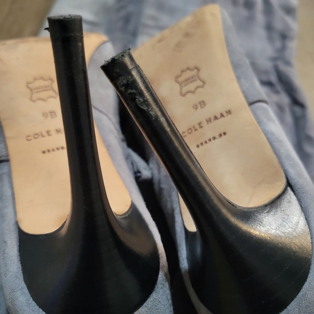 Cole Haan Cole Haan Marina Over-The-knee Suede Gray Boots 9B D44724 Size US 9 / IT 39 - 5 Thumbnail
