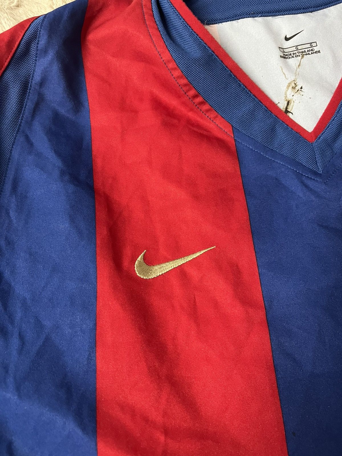Nike FC Barcelona 2002-2003 Nike home jersey Size US L / EU 52-54 / 3 - 4 Thumbnail