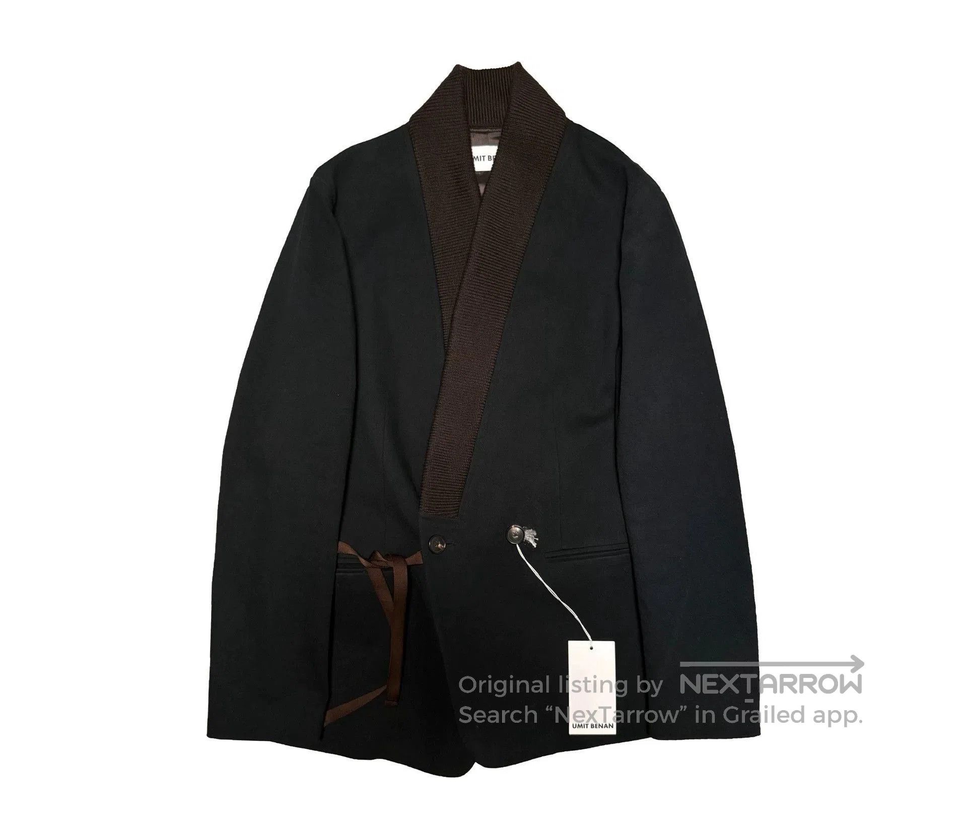 Umit Benan Multi Color Shawl Collar Button Front Jacket. Size US M / EU 48-50 / 2 - 1 Thumbnail