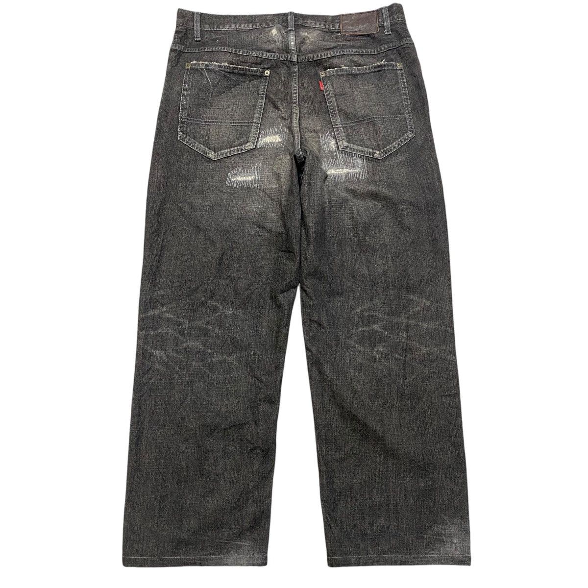 Engineered Garments COOTIE Black Distressed Denim Jeans Size US 36 / EU 52 - 2 Thumbnail