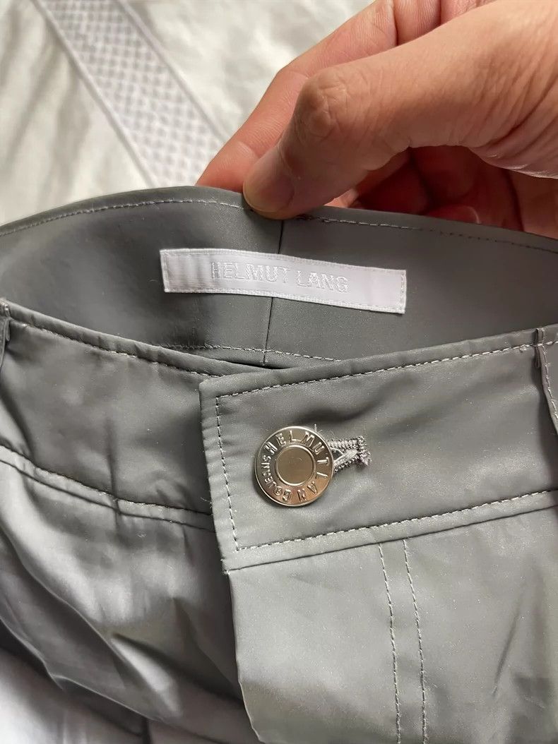Helmut Lang Helmut Lang size 32Grey reflective trousers 2501-Nextarrow Size US 32 / EU 48 - 8 Thumbnail