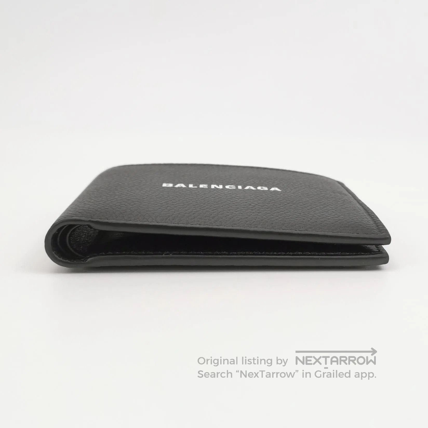 Balenciaga Balenciaga Leather Letter Logo Bifold Wallet. Size ONE SIZE - 3 Thumbnail