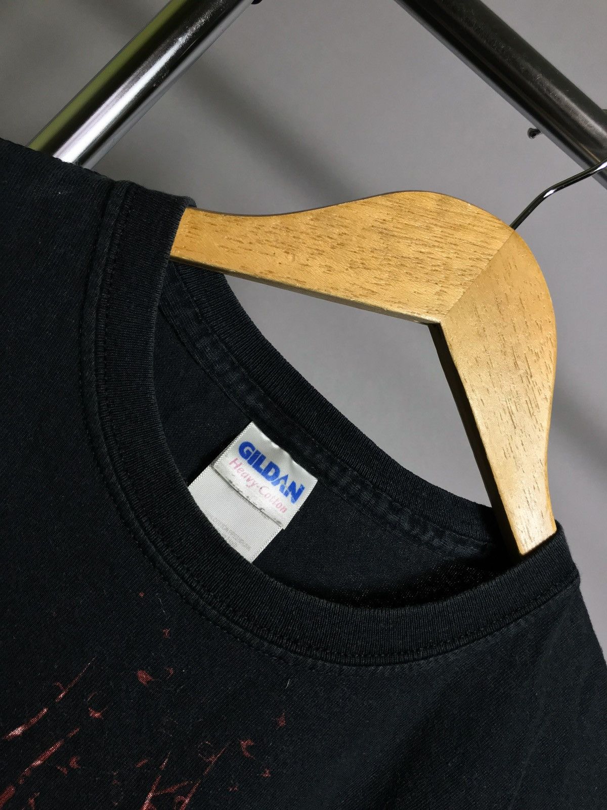 Gildan × Vintage Gildan WASP 30 years of thunder shirt band rock cotton black Size US M / EU 48-50 / 2 - 3 Thumbnail