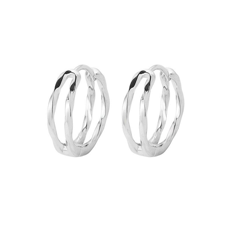 Jewelry × Sterling Silver Future Earrings One Pairs Chrome Jewelry Size ONE SIZE - 2 Thumbnail