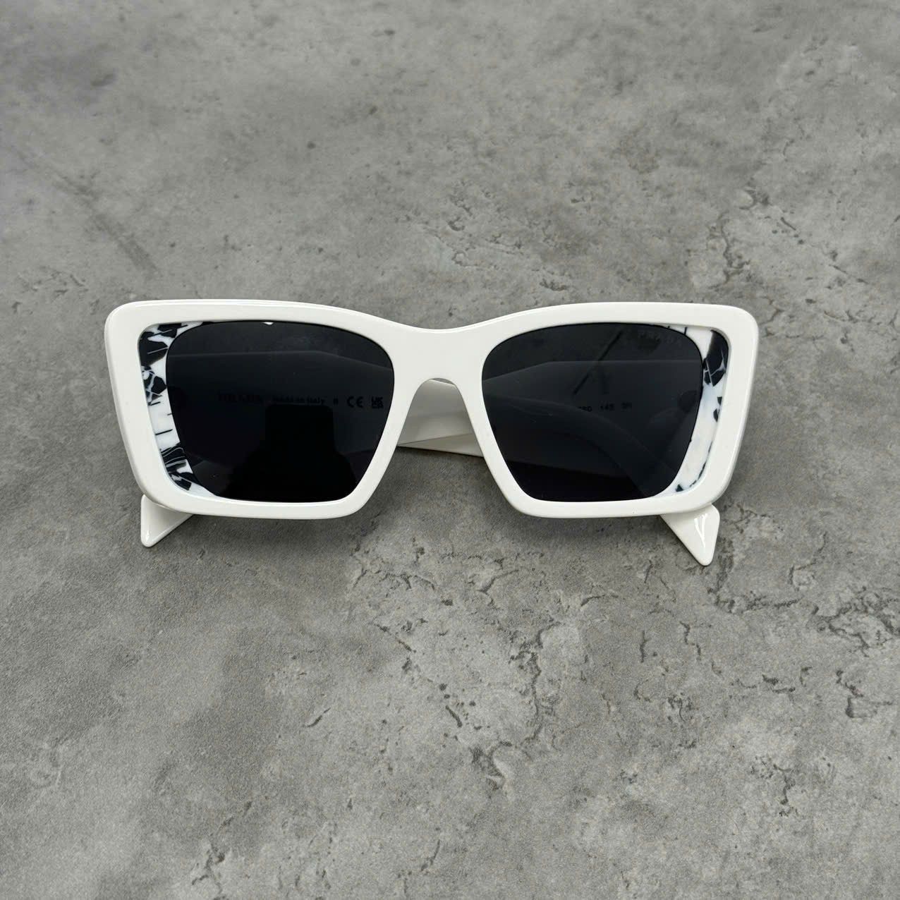 Prada PRADA 02V_5S0 Sunglasses WHITE Size ONE SIZE - 3 Thumbnail