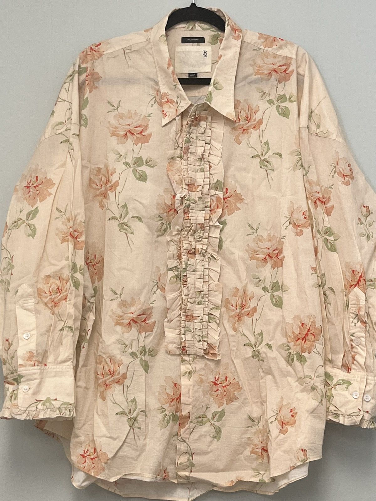 R13 Drop neck tuxedo shirt. Large Size L / US 10 / IT 46 - 11 Thumbnail