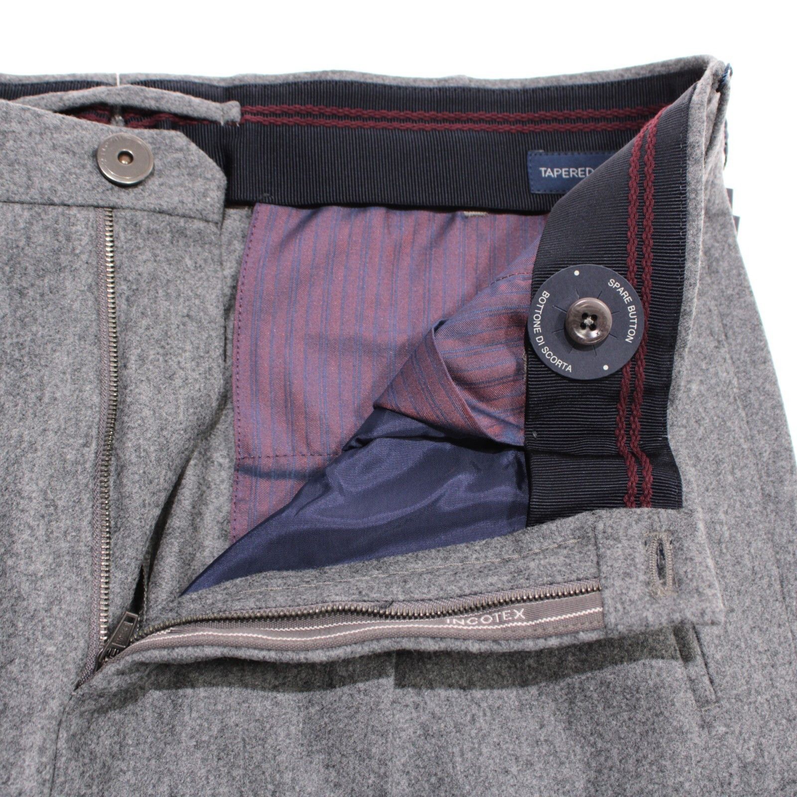 Incotex INCOTEX New with tags Dress Pants Size 32 US In Gray Size US 32 / EU 48 - 4 Thumbnail