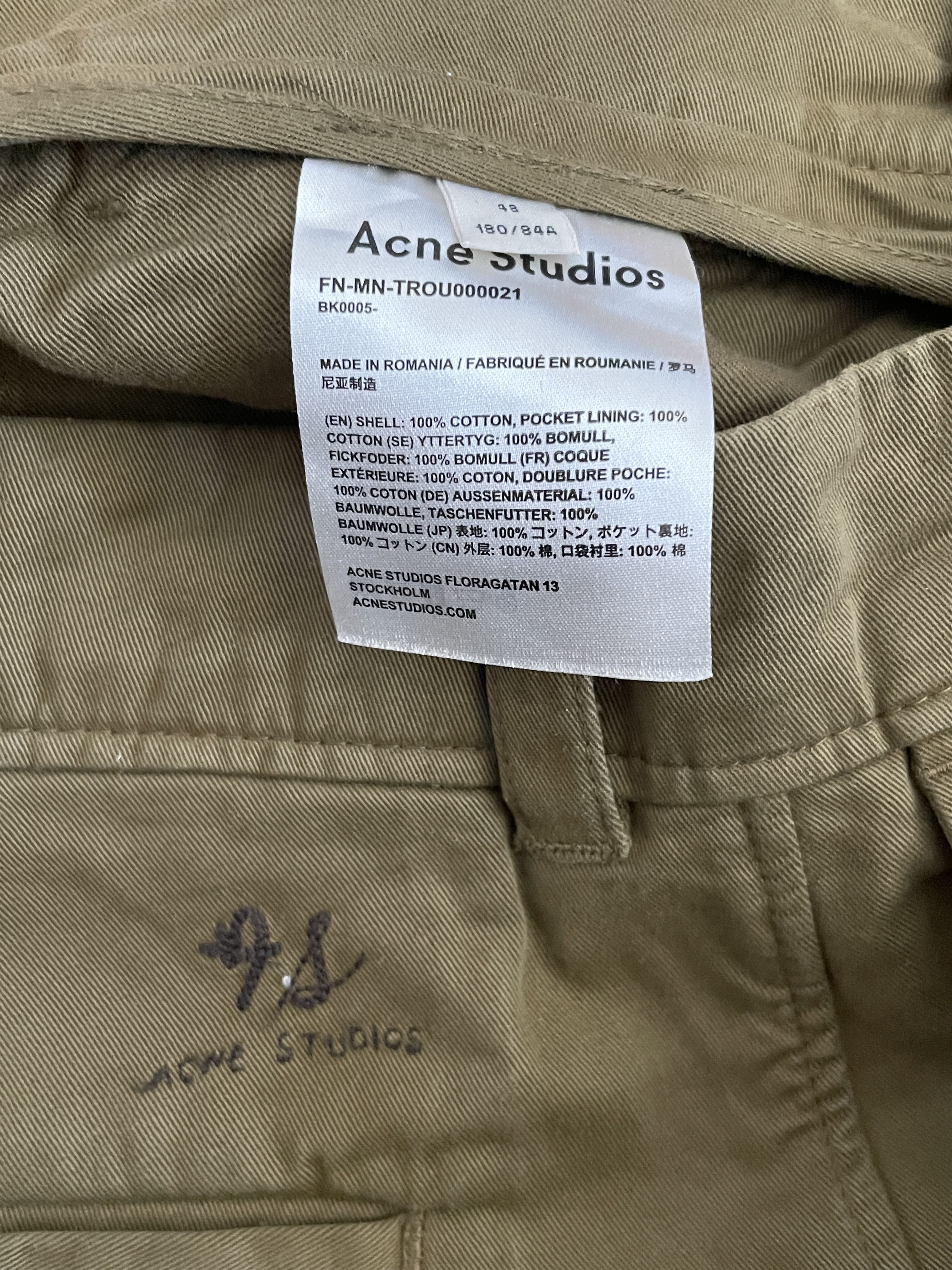 Acne Studios Slim/straight trousers Size US 32 / EU 48 - 4 Thumbnail