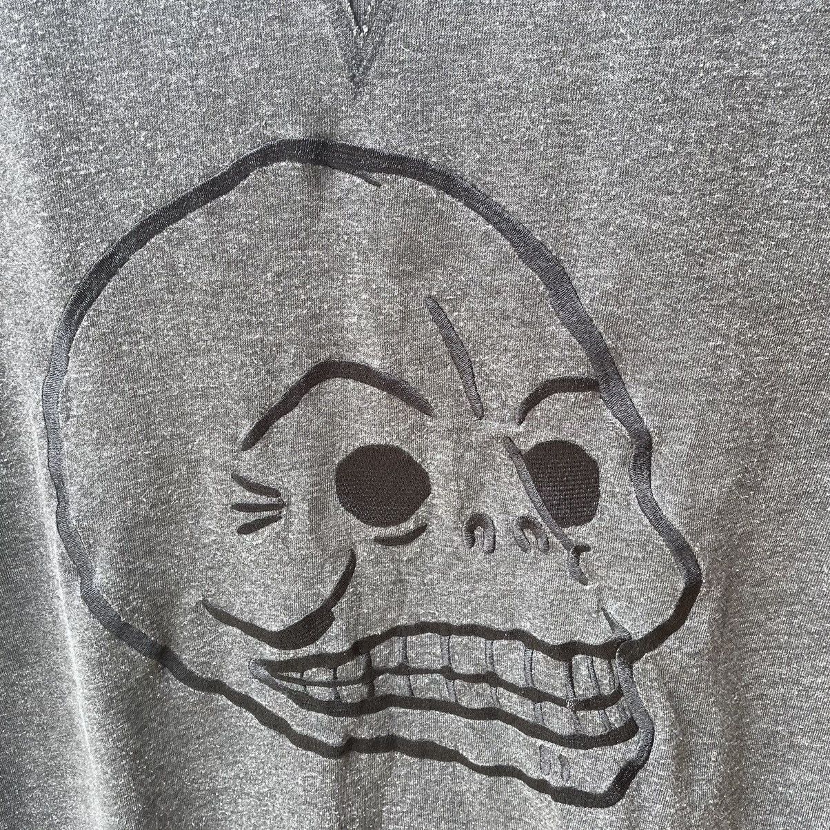 Cheap Monday × Japanese Brand × Vintage 🔥🔥🇯🇵Cheap Monday Embroidered Big Skull Logo Sweatshirts Size US S / EU 44-46 / 1 - 4 Thumbnail