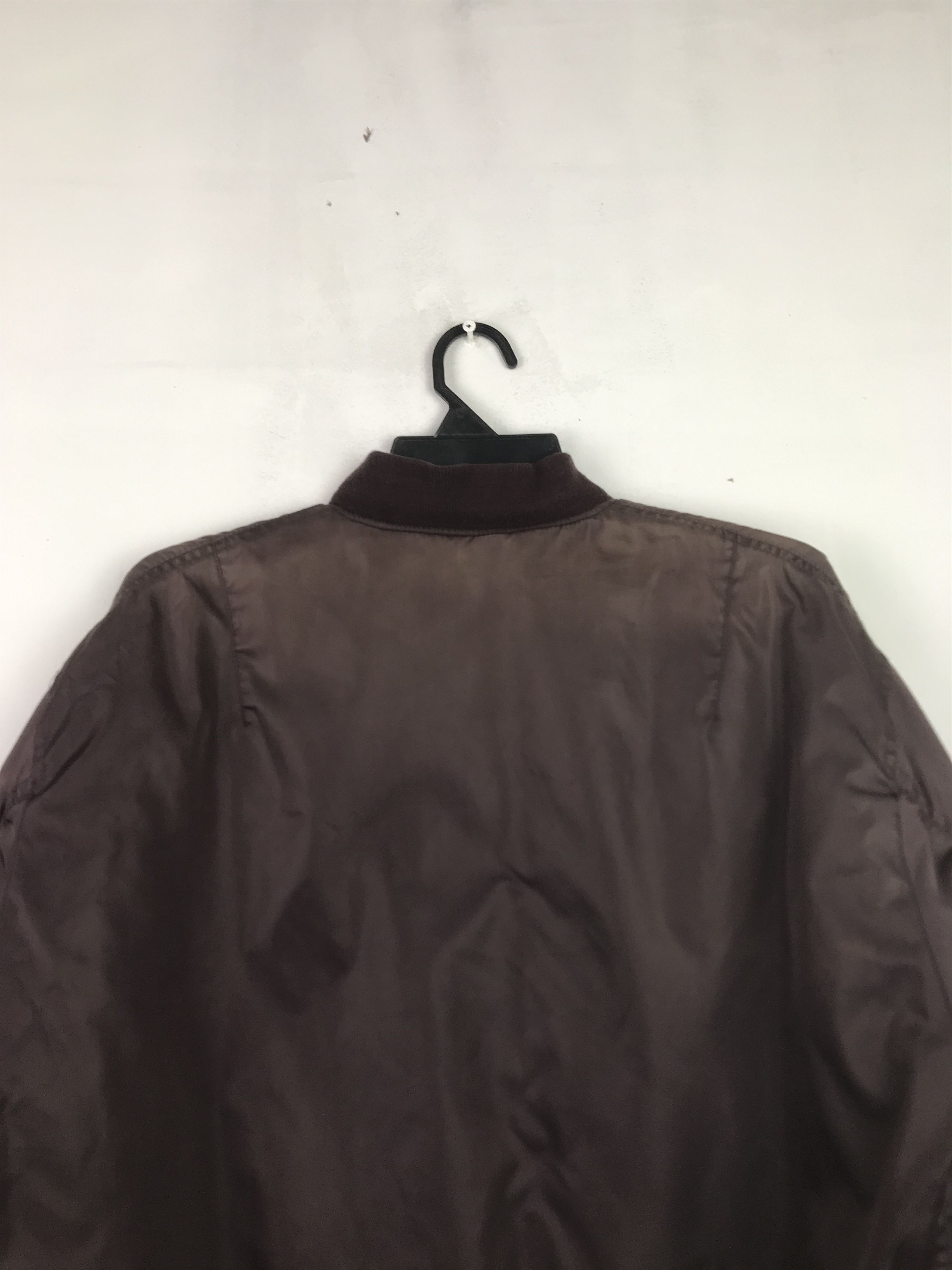 Japanese Brand Vintage Maroon Bomber Jacket Sunfaded Distressed Size US XXL / EU 58 / 5 - 9 Thumbnail