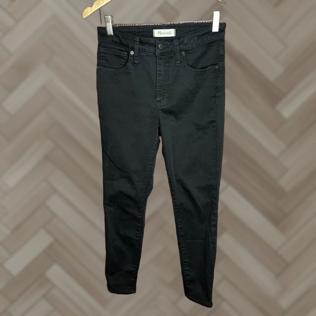 Madewell Madewell Pants Womens 27 Petite Black Curvy High-Rise Skinny Size 27" / US 4 / IT 40 - 1 Thumbnail
