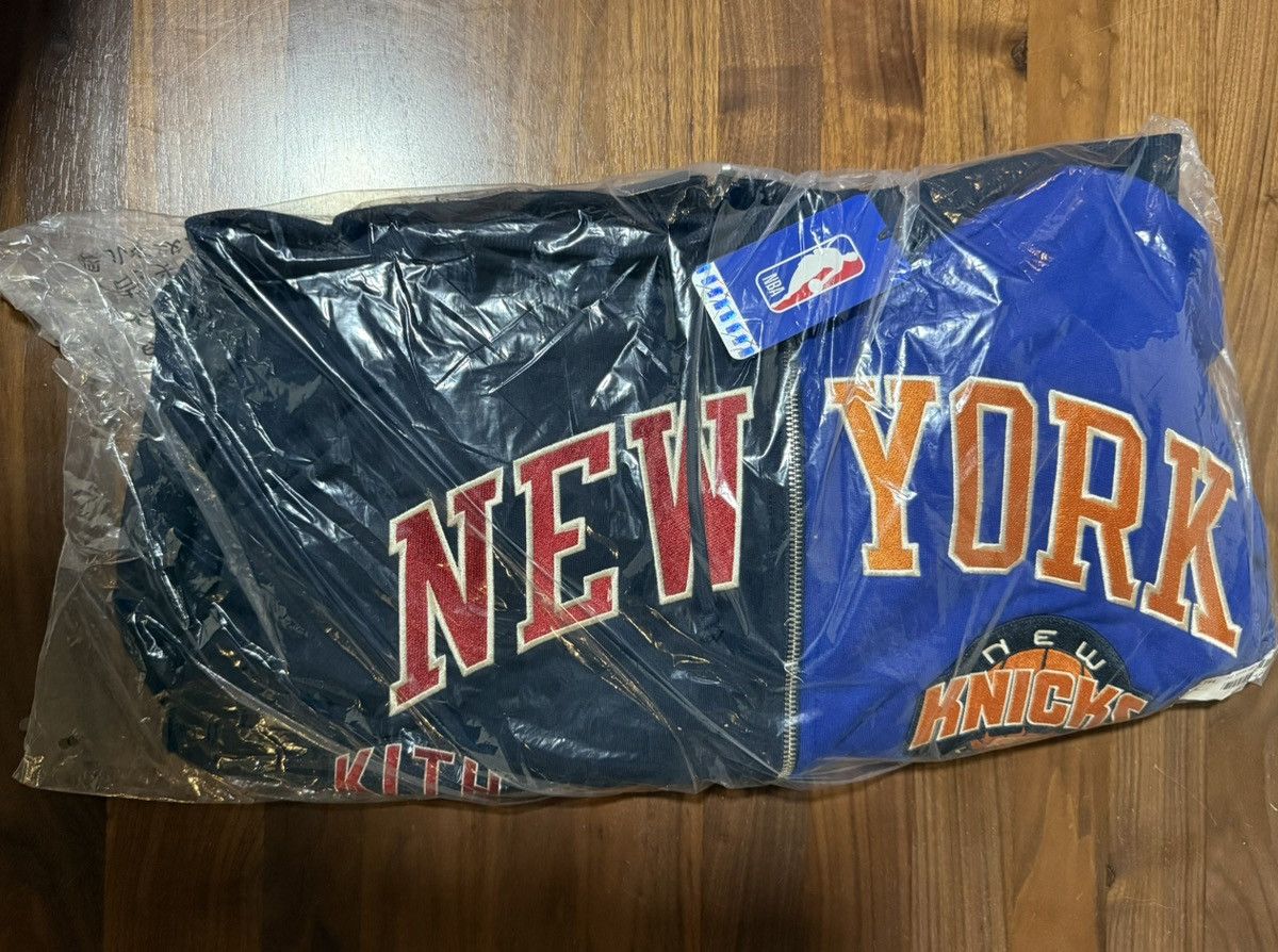 Kith Kith for NY Knicks Mash Up Cropped Braxton Vintage Hoodie Size US L / EU 52-54 / 3 - 10 Thumbnail