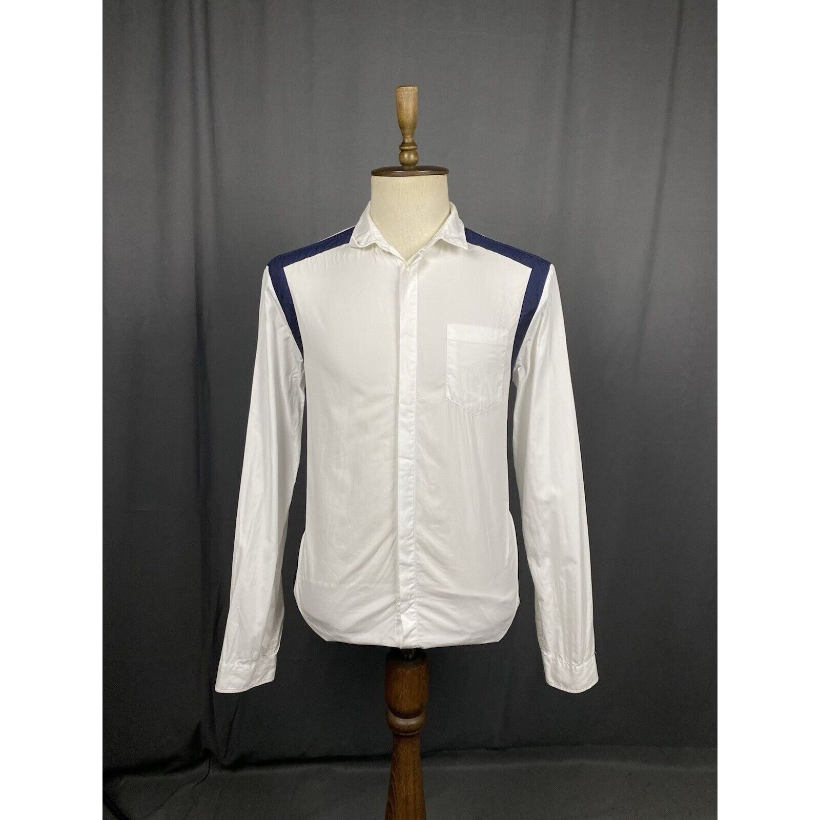 Pierre Balmain Pierre Balmain Men's White Longsleeve Dress Shirt Size 36/50 Size US M / EU 48-50 / 2 - 3 Thumbnail