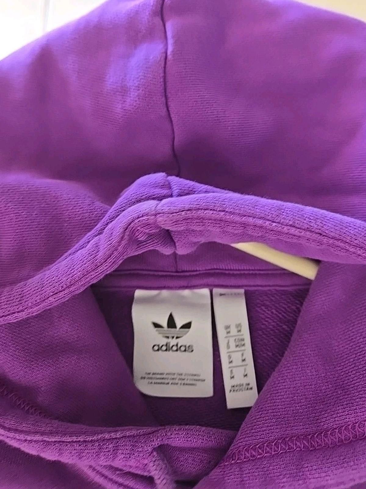 Adidas Adidas Hoodie Women's Large Trefoil Logo Pullover Sweatshirt Size M / US 6-8 / IT 42-44 - 3 Thumbnail