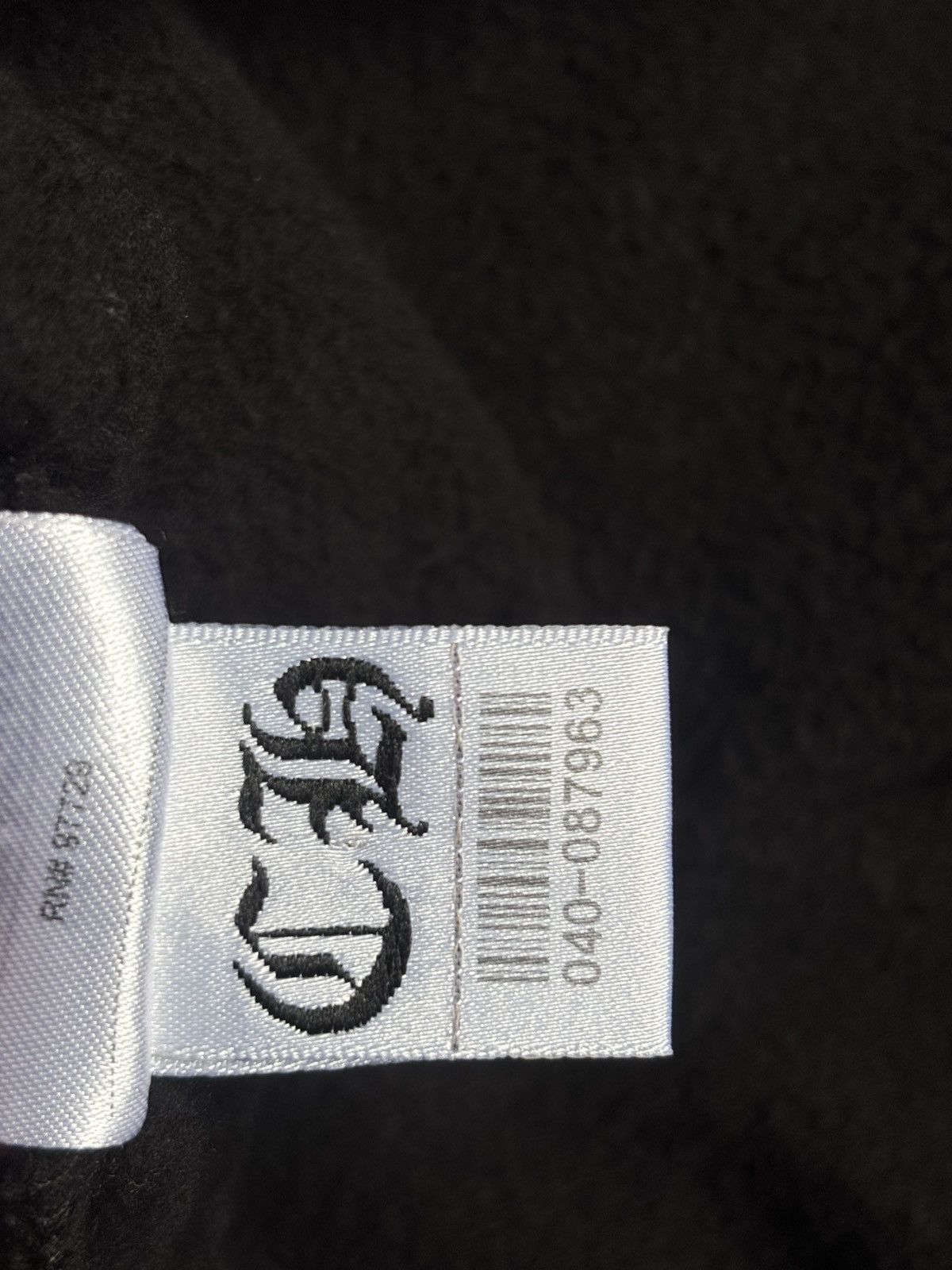 Chrome Hearts Chrome Hearts Black Blue Vertical Logo Hoodie Size US S / EU 44-46 / 1 - 8 Thumbnail