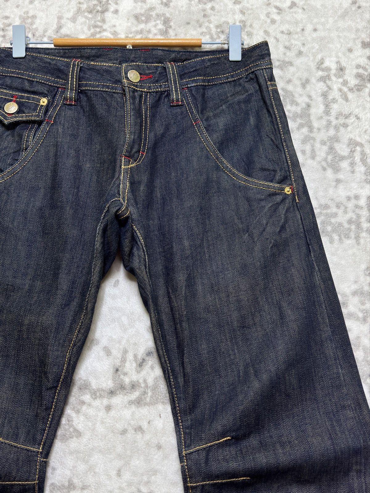 PPFM Vintage PPFM Curved Leg Banana Cut Zipper Punk Jeans Size US 30 / EU 46 - 5 Thumbnail