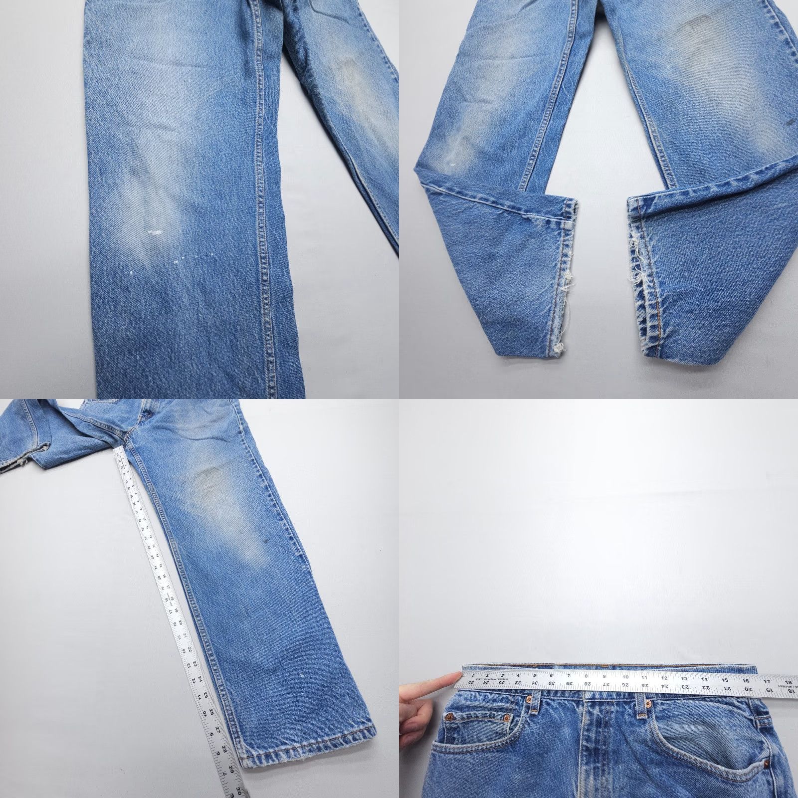 Levi's VINTAGE Levi's 550 Jeans Mens 34 x 29 Blue 550 Relaxed Tapered Denim 5-Pocket Style 2001 Y2K American Size US 34 / EU 50 - 8 Thumbnail