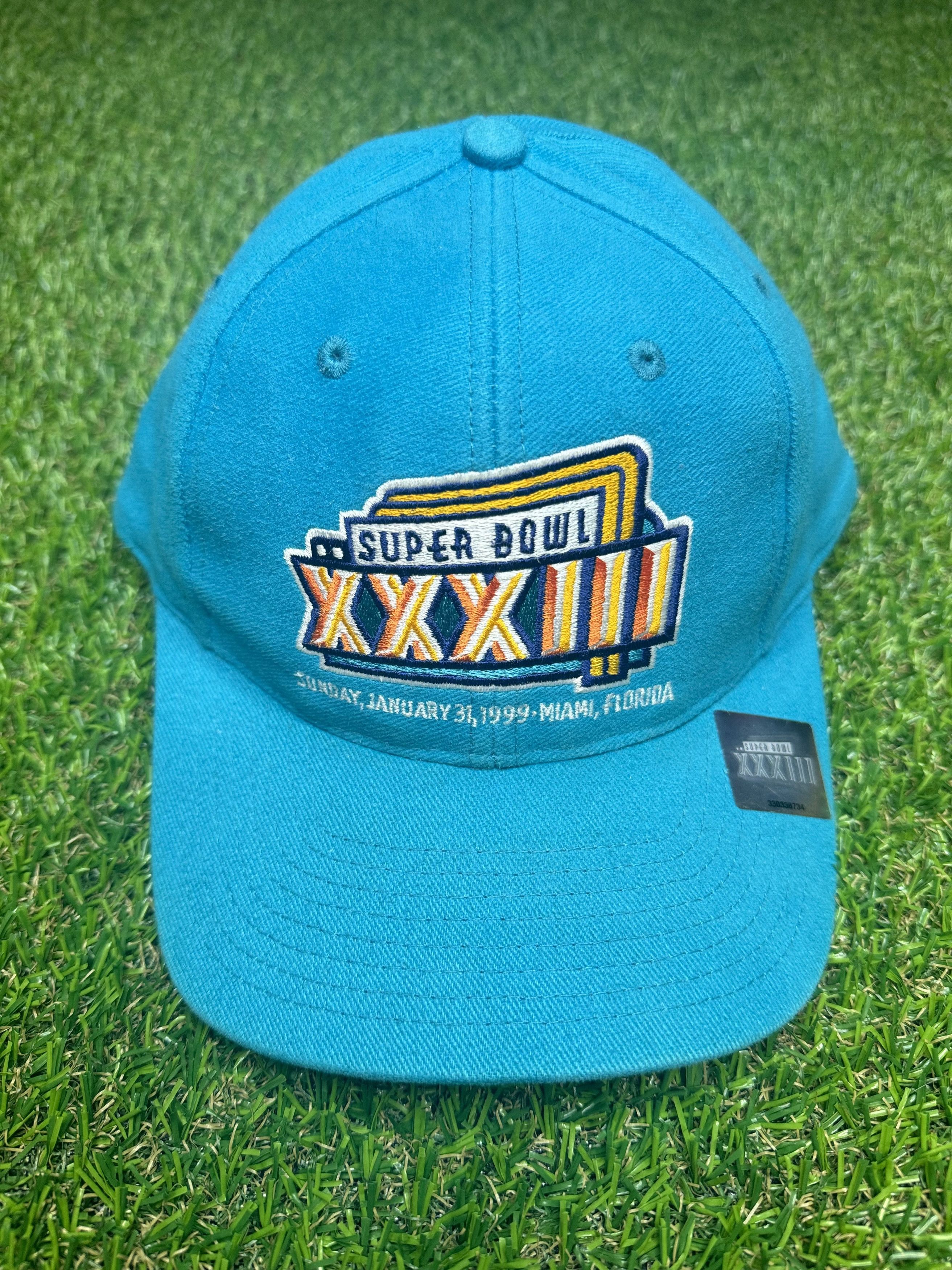 Logo 7 VTG Logo 7 Teal Super Bowl XXXIII '99 Snapback Size ONE SIZE - 1 Thumbnail