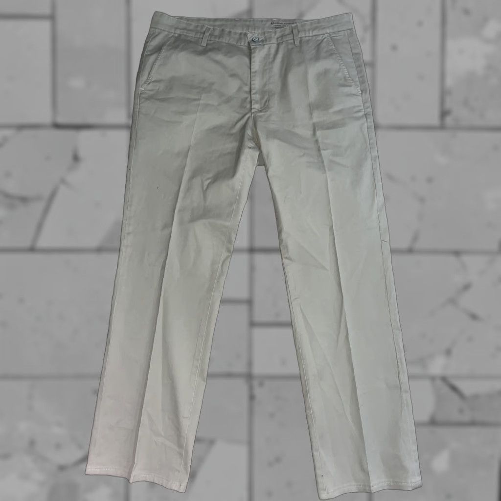 Vintage Adriano Golschmied Beige Khaki Pants Mens Size 36x30 Pants Chino Beige 36 30 Mens Size US 36 / EU 52 - 1 Thumbnail