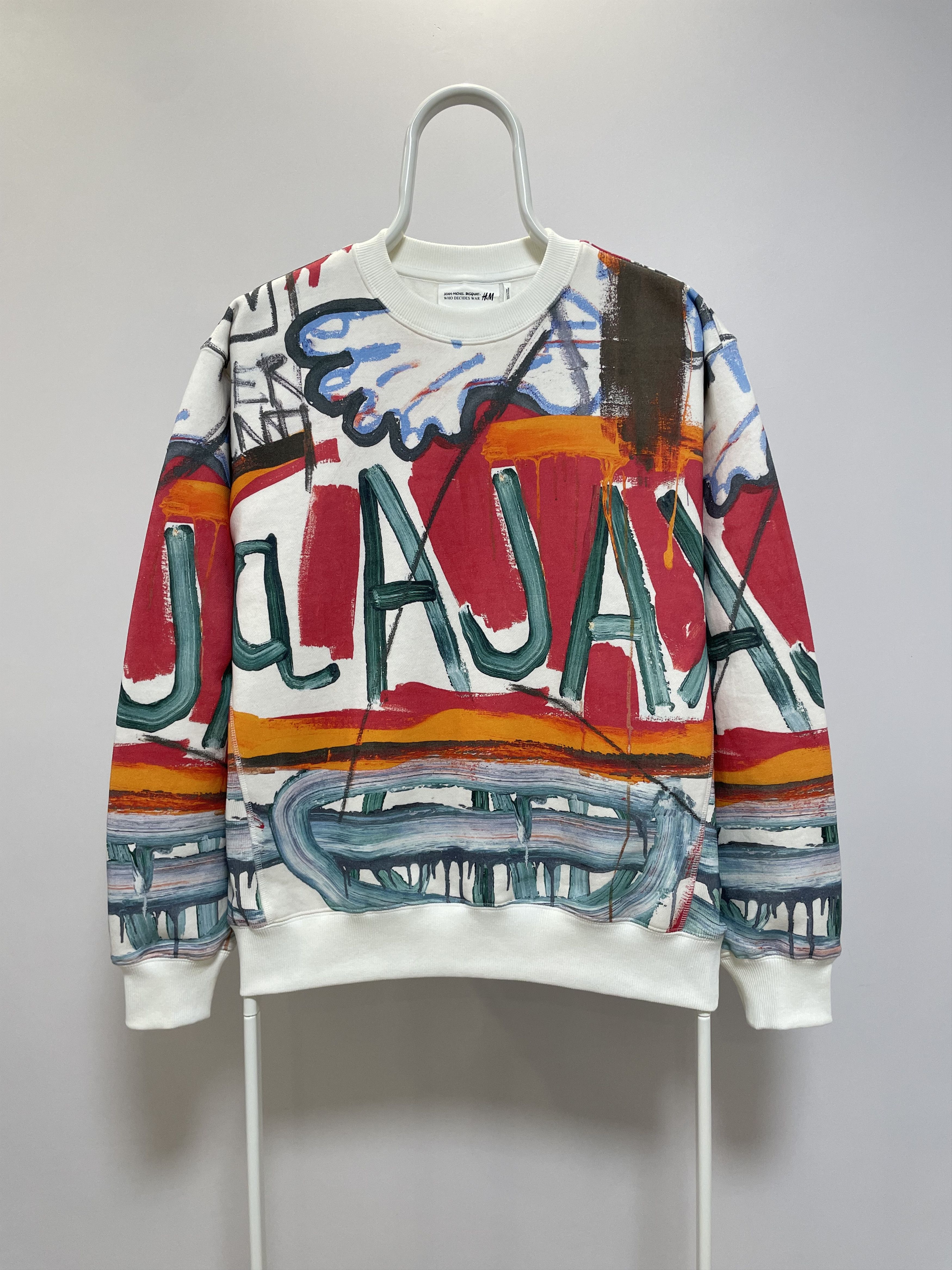 H&M × Jean-Michel Basquiat × Who Decides War Jean-Michel Basquiat Who Decides War H&M Sweatshirt Oversize Size US XL / EU 56 / 4 - 3 Thumbnail