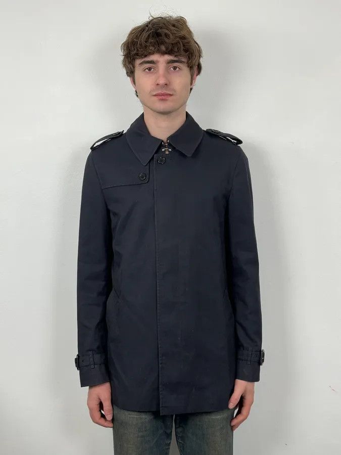 Burberry Burberry Navy Classy Trench Jacket Size US S / EU 44-46 / 1 - 2 Thumbnail