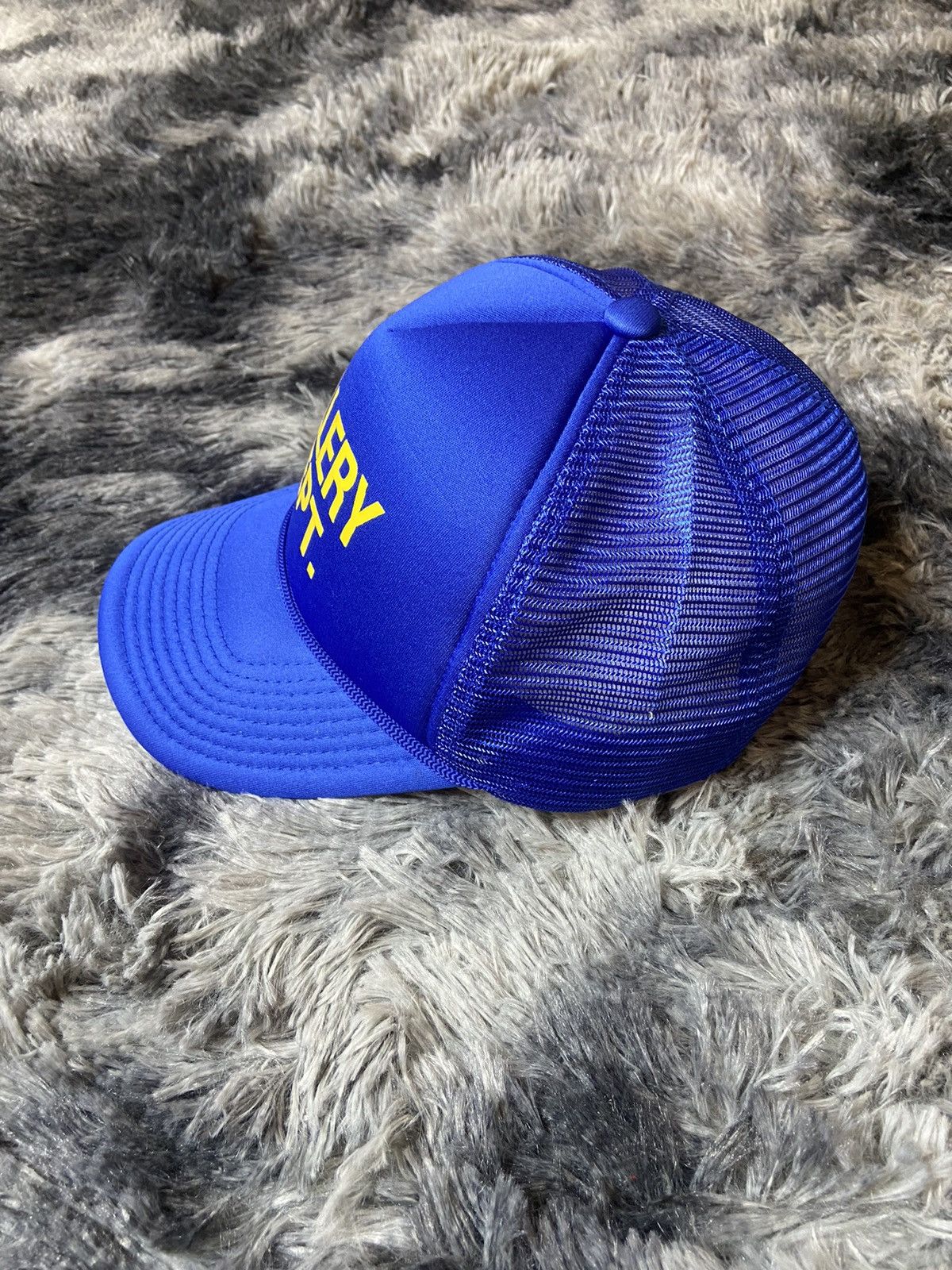 Gallery Dept. Gallery Dept Trucker Hat Blue Yellow Logo SnapBack Cap Size ONE SIZE - 3 Thumbnail