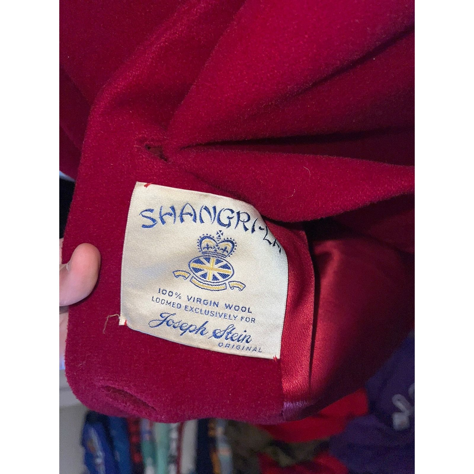 Vintage Womens Vintage Shangri-La Coat Joseph Stein Trench 1960s 50s Size L / US 10 / IT 46 - 8 Thumbnail
