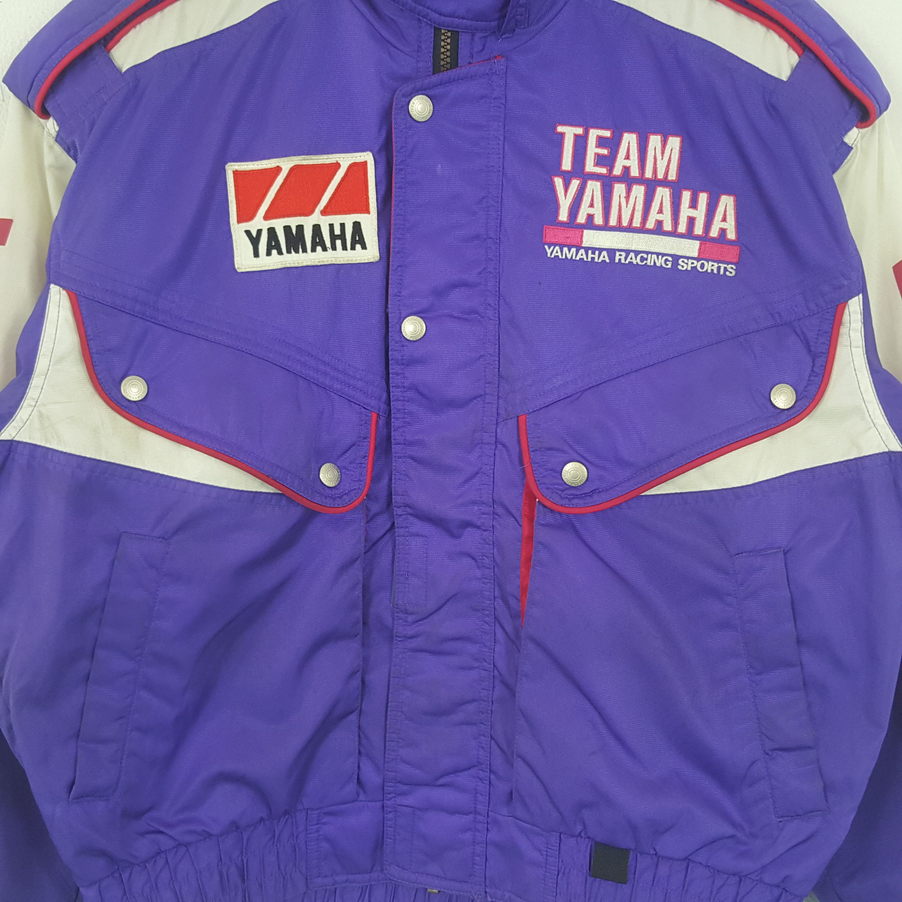 Vintage × Yamaha Vintage Team Yamaha Racing Motorsports Team Jacket Size US XL / EU 56 / 4 - 4 Thumbnail