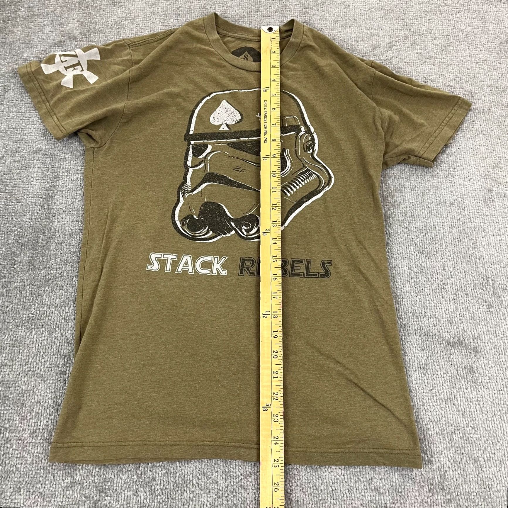 Star Wars ZERO FOXTROT Shirt Mens Small Brown Stack Rebels Star Wars Graphic USA Made S/S Size US S / EU 44-46 / 1 - 5 Thumbnail