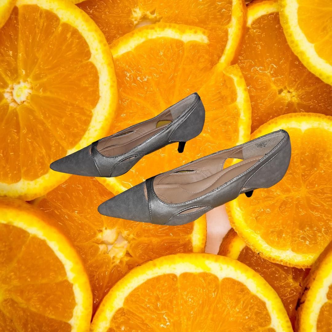 Other ComfortView Gray Pointed Toe Heels Size 10 Size US 10 / IT 40 - 1 Thumbnail