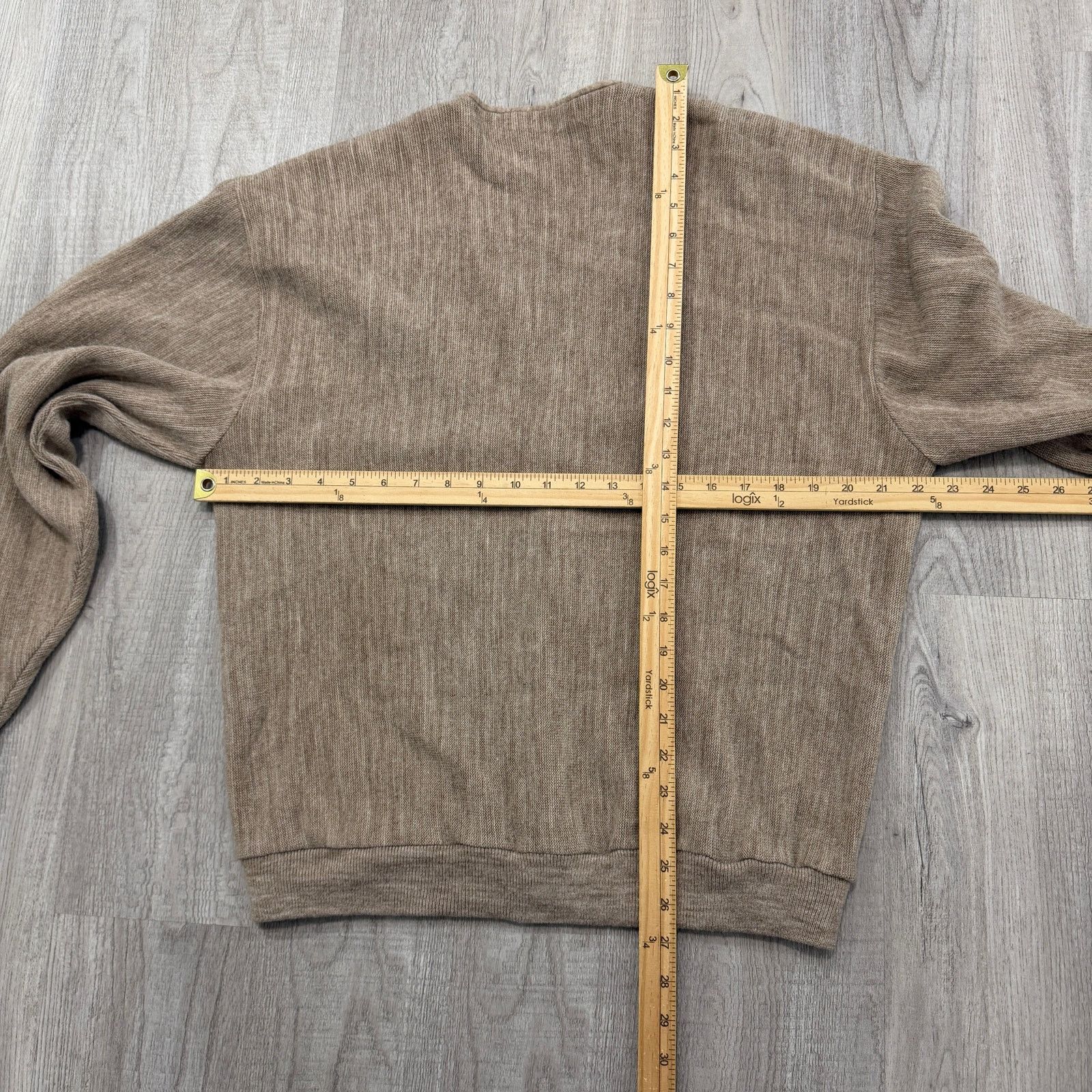 Vintage Vintage American Priority Cardigan Sweater Men's Large Brown Size US L / EU 52-54 / 3 - 6 Thumbnail