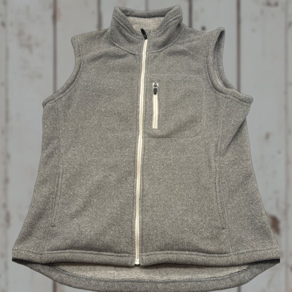 Vintage Duluth Trading Full Zip Fleece Vest Mens Large Gray Polartec Pocketsm 2511 Size US L / EU 52-54 / 3 - 1 Thumbnail