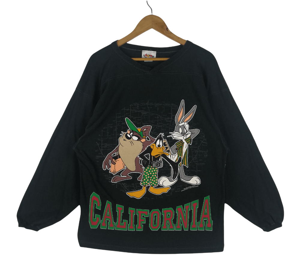 Vintage Vintage 90s Tazmanian Devil Tee 1995 Looney Tunes T-Shirt Size US L / EU 52-54 / 3 - 1 Thumbnail
