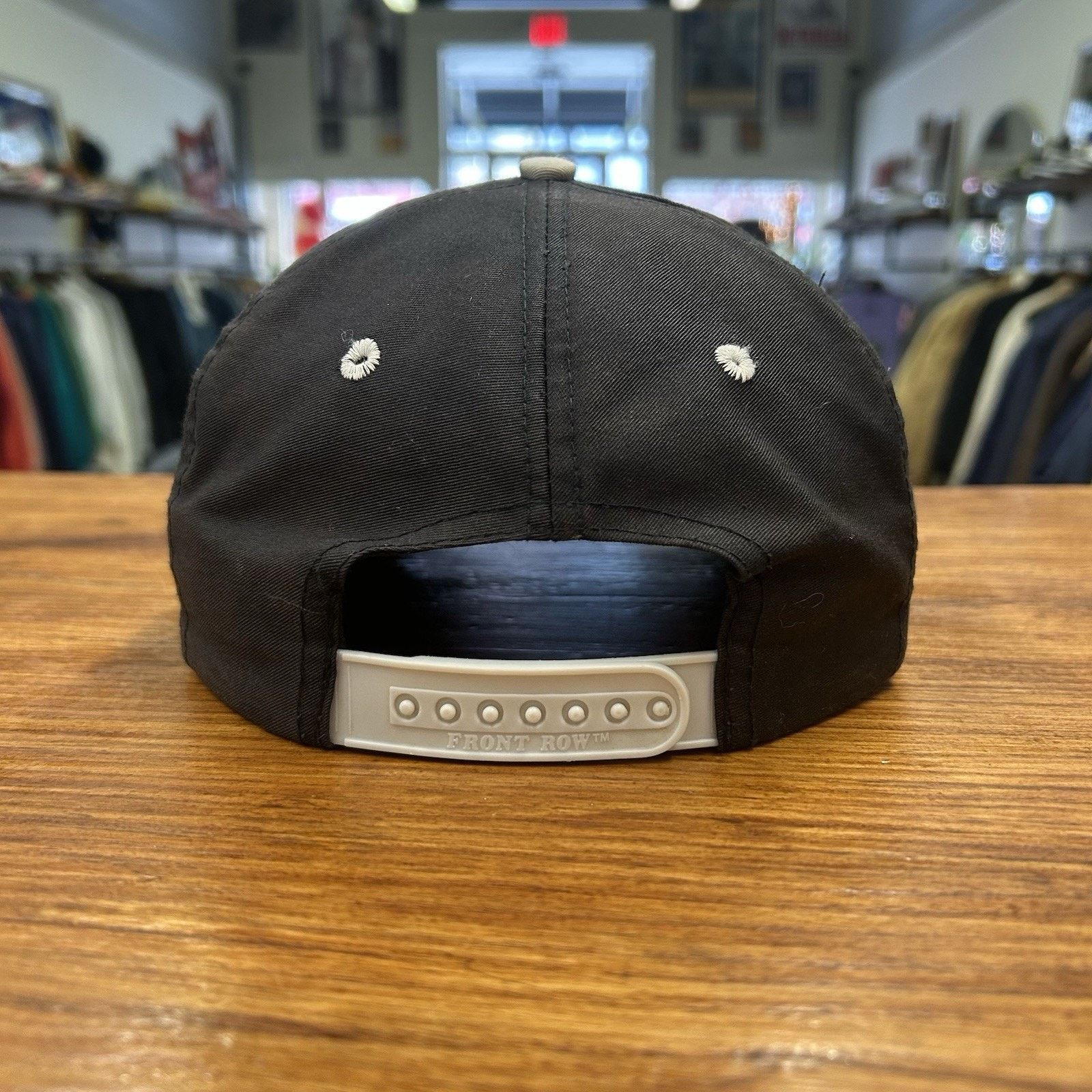 NFL Vintage 90’s NFL Oakland Raiders Spellout Snap Back Hat Size ONE SIZE - 5 Thumbnail