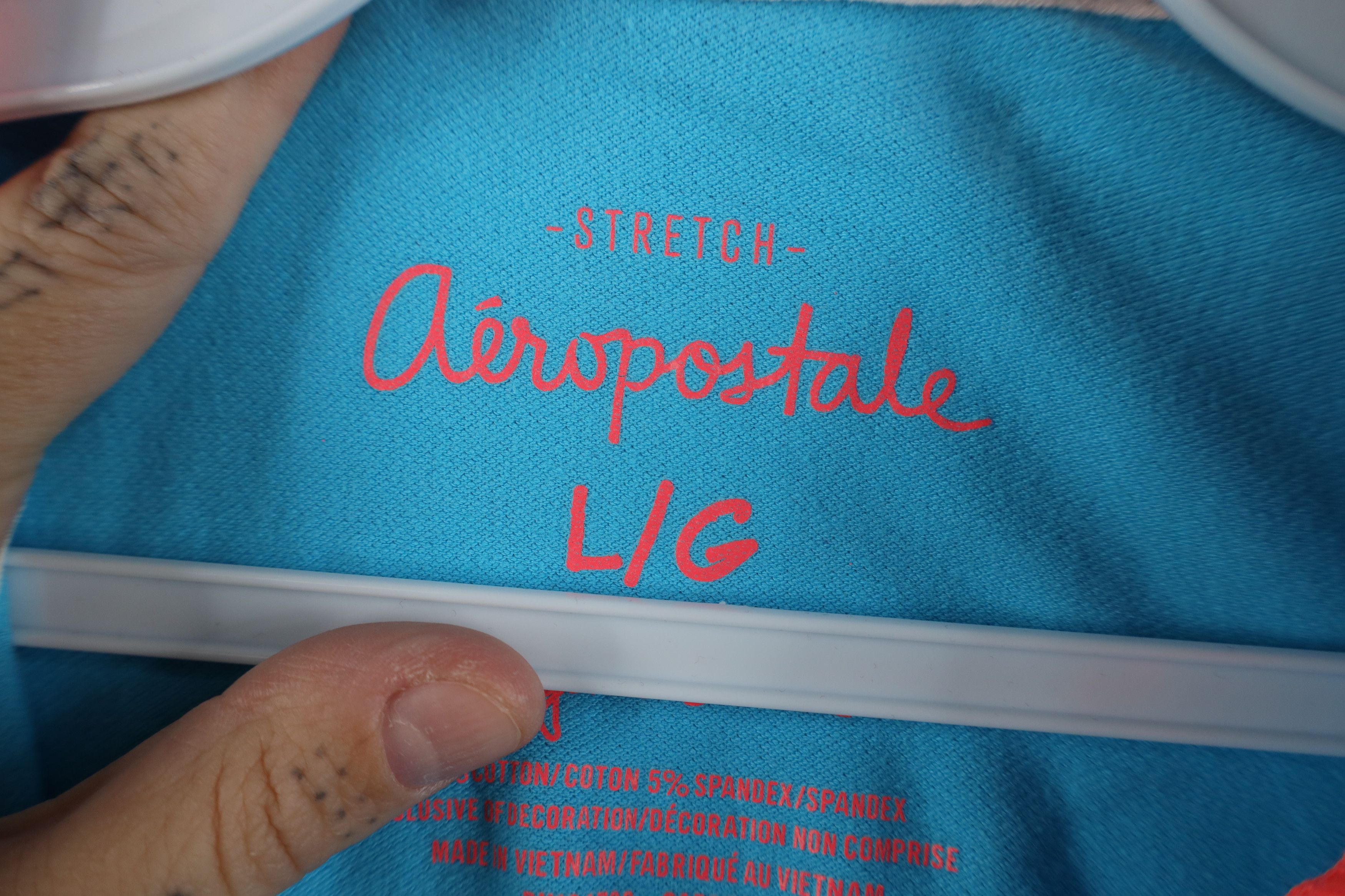 Aeropostale Vintage Y2K Aeropostale Bella Collared Polo Shirt Blue Size L / US 10 / IT 46 - 9 Thumbnail