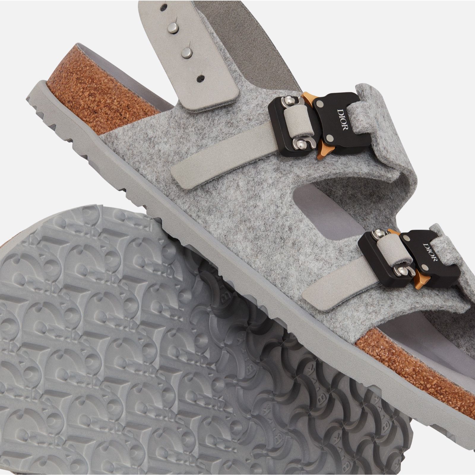 Dior Dior By Birkenstock Milano Wool Slingback Buckle Flat 44 11 Size US 11 / EU 44 - 9 Thumbnail