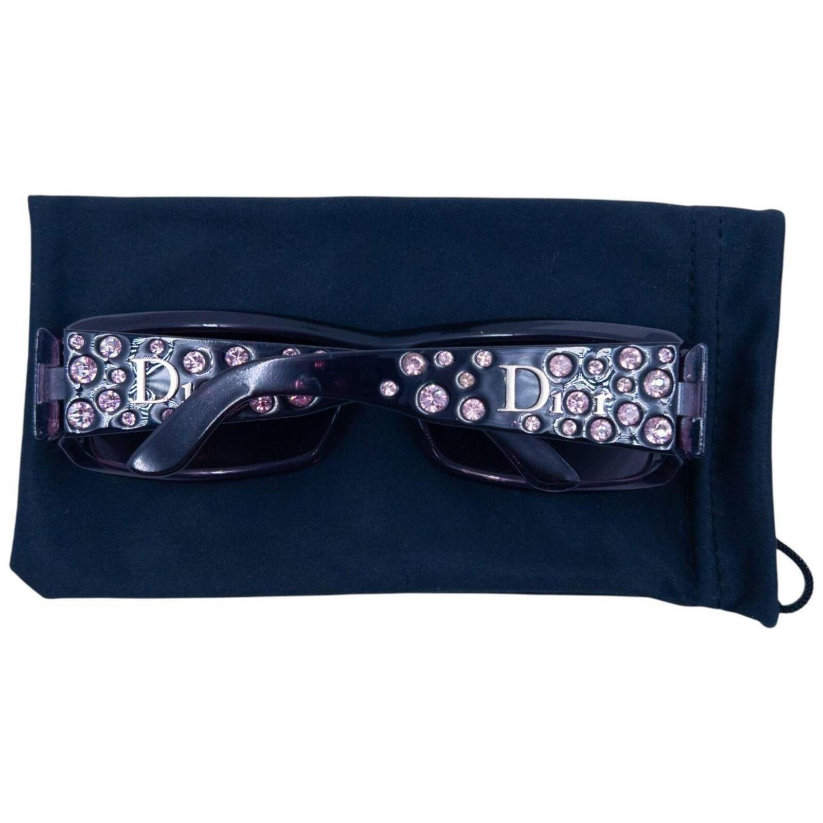 Dior Vintage 2000s Dior Diamonte Jewel Sunglasses Size ONE SIZE - 7 Thumbnail