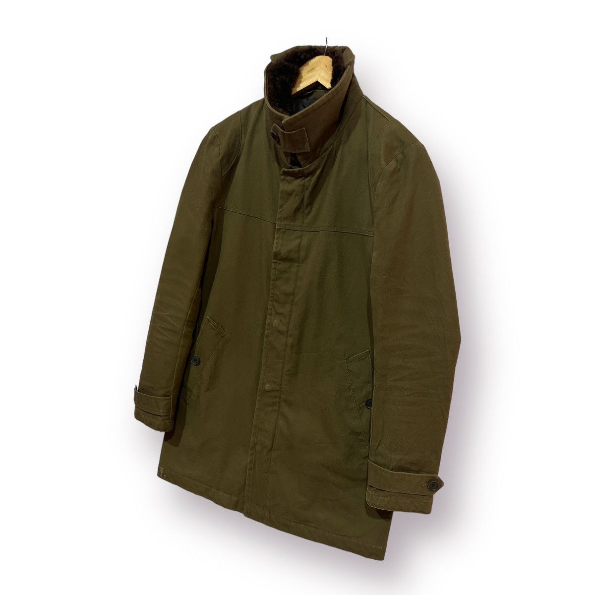 Japanese Brand 🔥 Ships Jet Blue long jacket military style Size US S / EU 44-46 / 1 - 2 Thumbnail