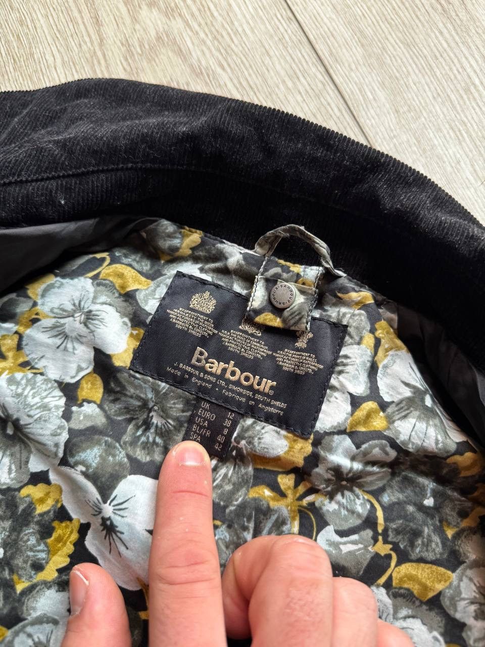 Barbour Rare Barbour Wax Jacket SMU Liberty beadnell jacket Size L / US 10 / IT 46 - 9 Thumbnail