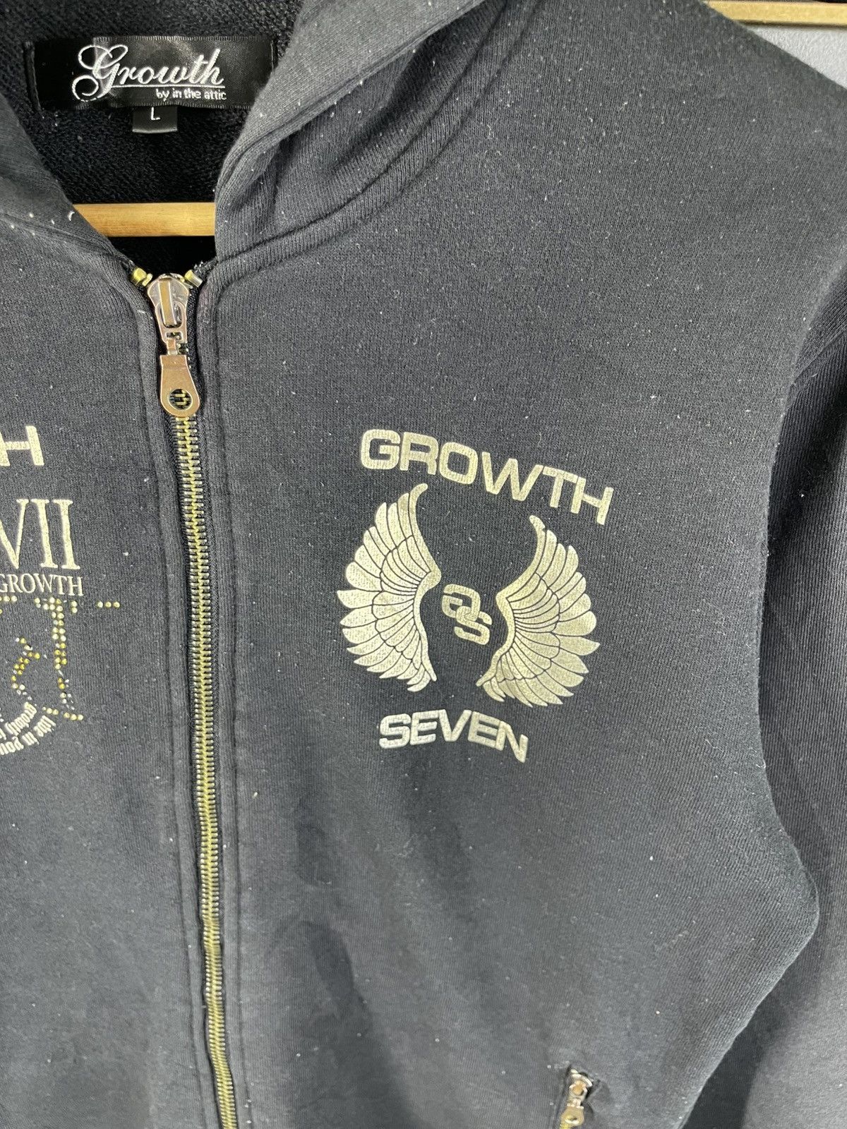 In The Attic Growth by in the attic Growth Seven Skull Design Hoodie Size US L / EU 52-54 / 3 - 6 Thumbnail