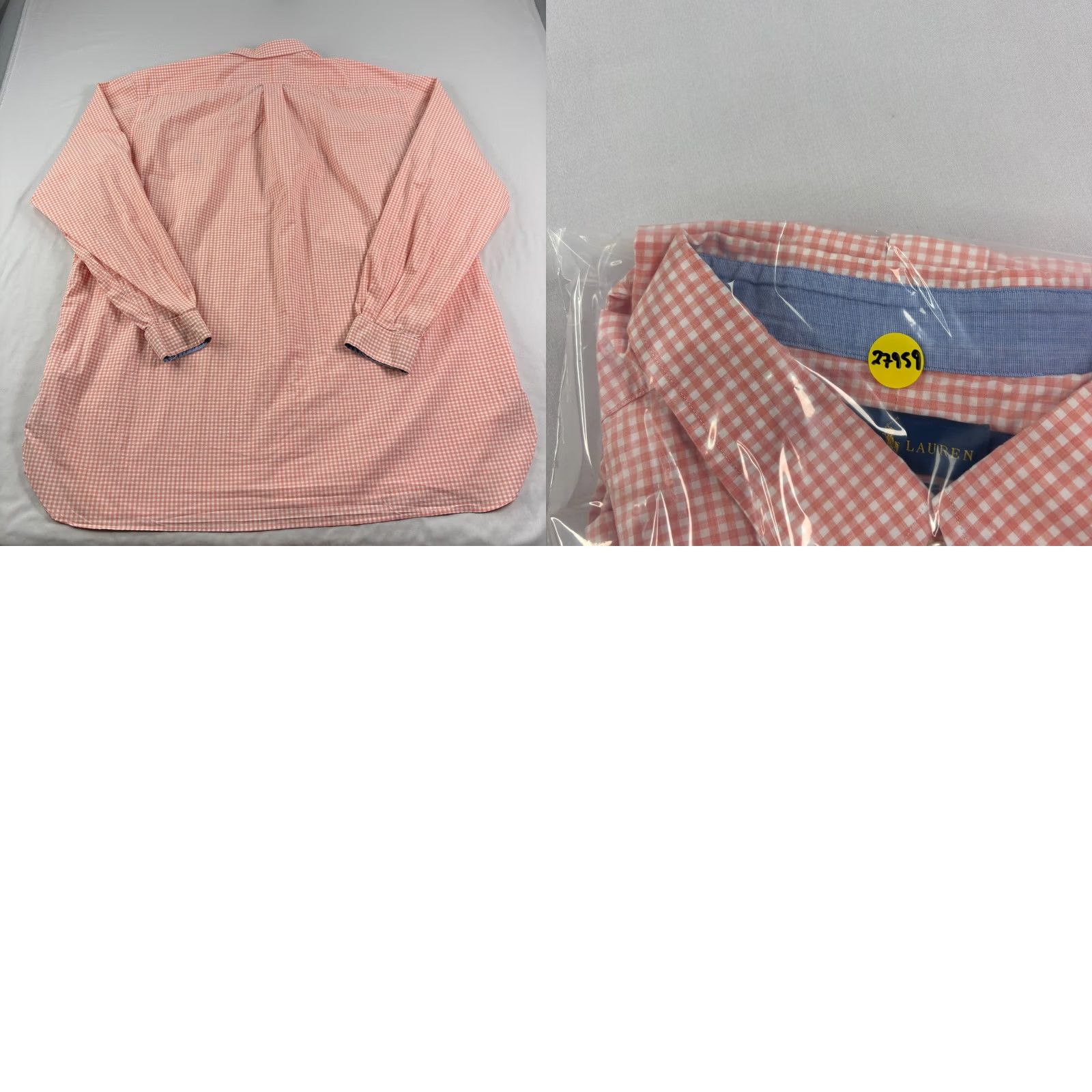 Polo Ralph Lauren Polo Ralph Lauren Button Up Shirt Mens 2XLT Tall Pink Gingham Check Stretch Size US XXL / EU 58 / 5 - 8 Thumbnail