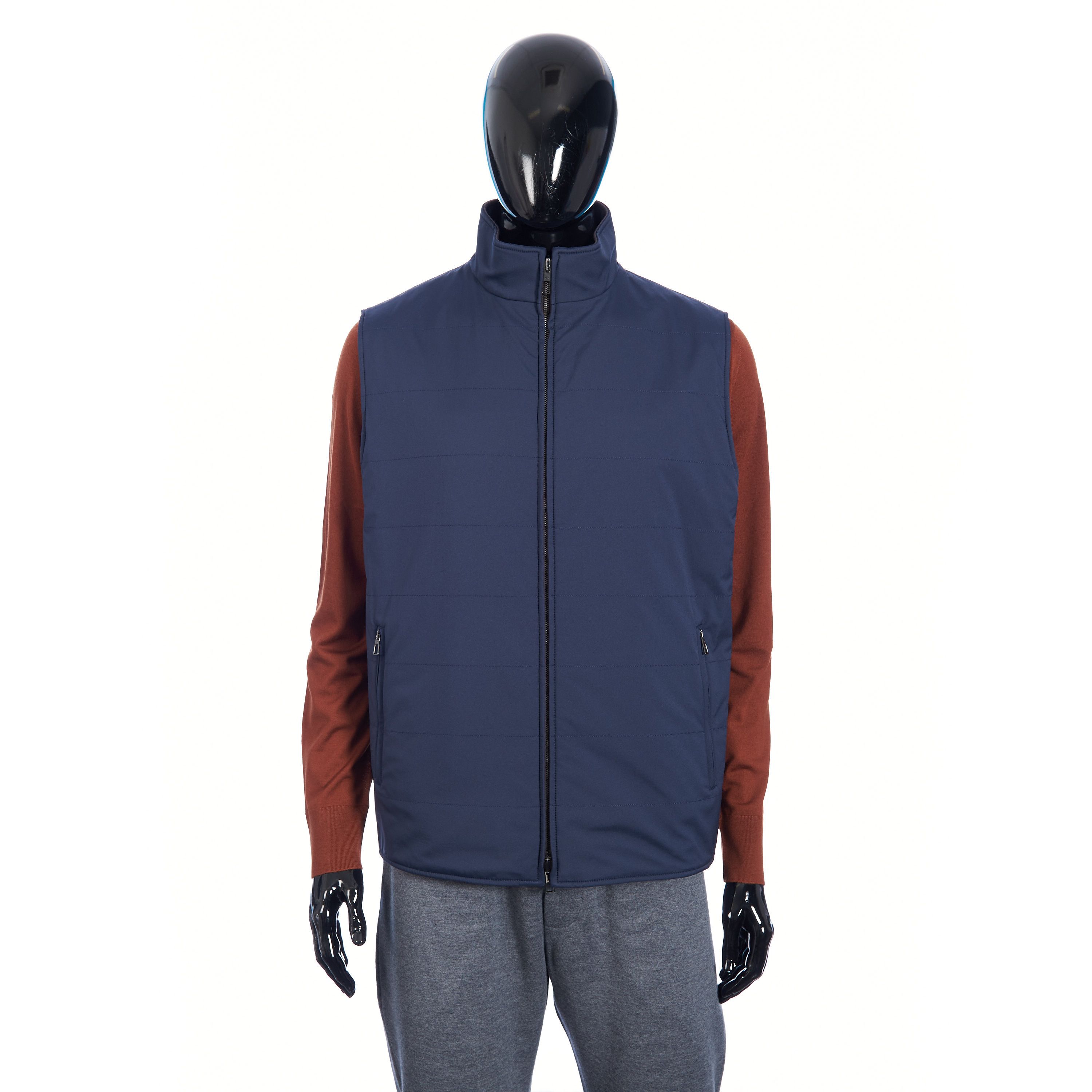 Loro Piana Delray Reversible Vest In Cashmere Storm System Size US M / EU 48-50 / 2 - 2 Thumbnail