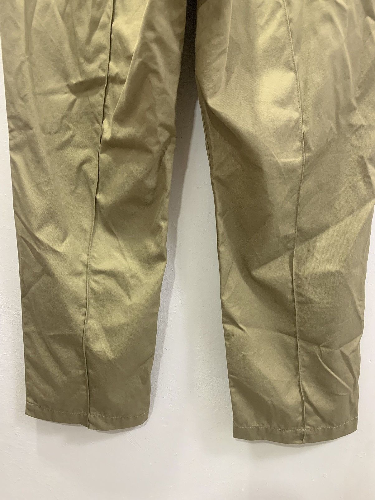 Y's YOHJI YAMAMOTO - Y’s TUCK KHAKI PANTS Size US 30 / EU 46 - 8 Thumbnail