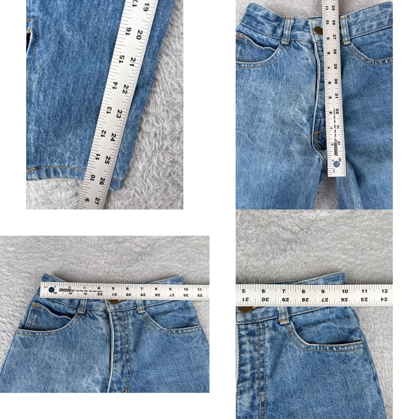 Guess VINTAGE GUESS Jeans Womens 20 Blue Denim Skinny Zip Ankle Mid Rise 20x26 Cotton Size 42" / US 20 - 8 Thumbnail