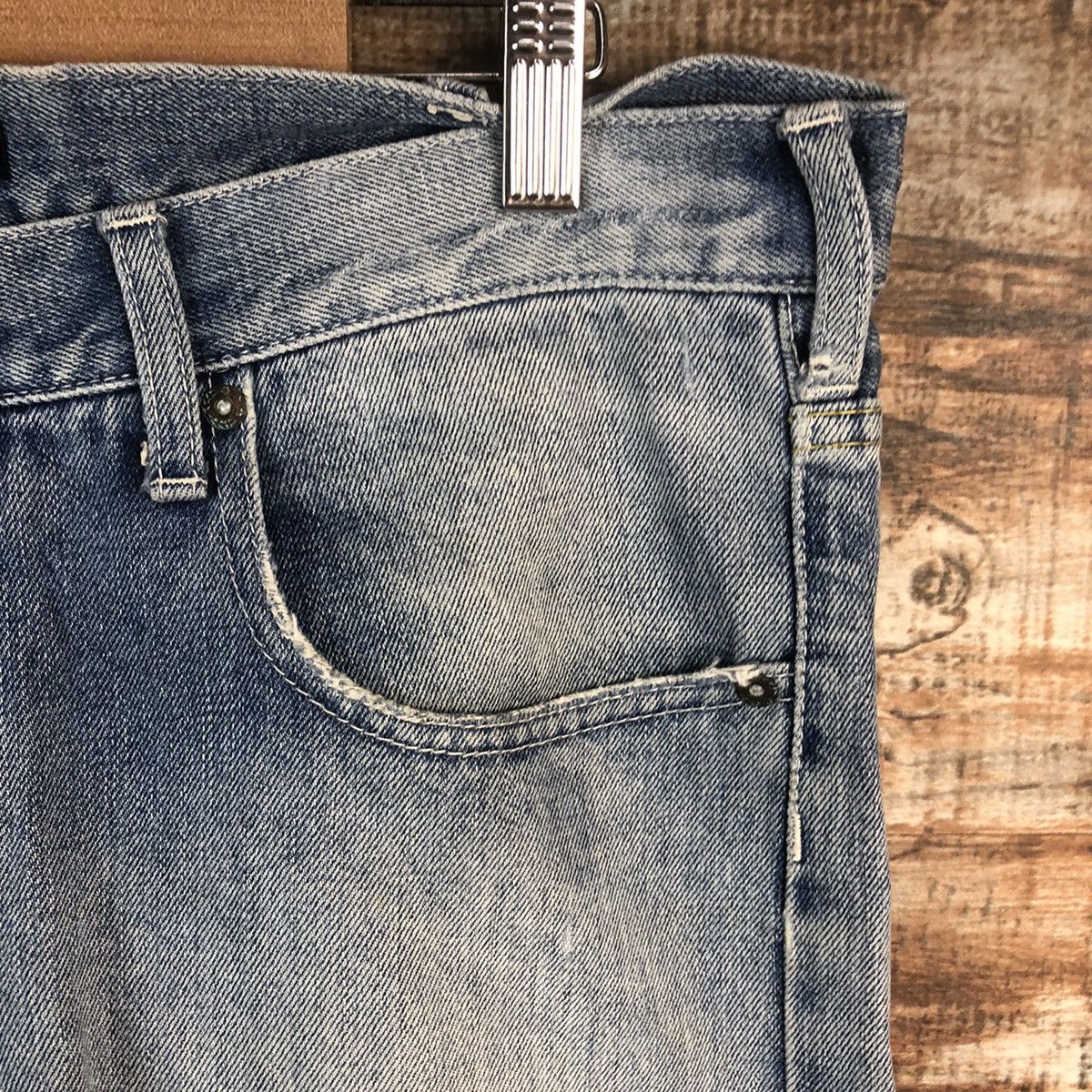 JACKROSE DLL Jack Rose Blue Distressed Denim Pants #C011 Size US 32 / EU 48 - 8 Thumbnail