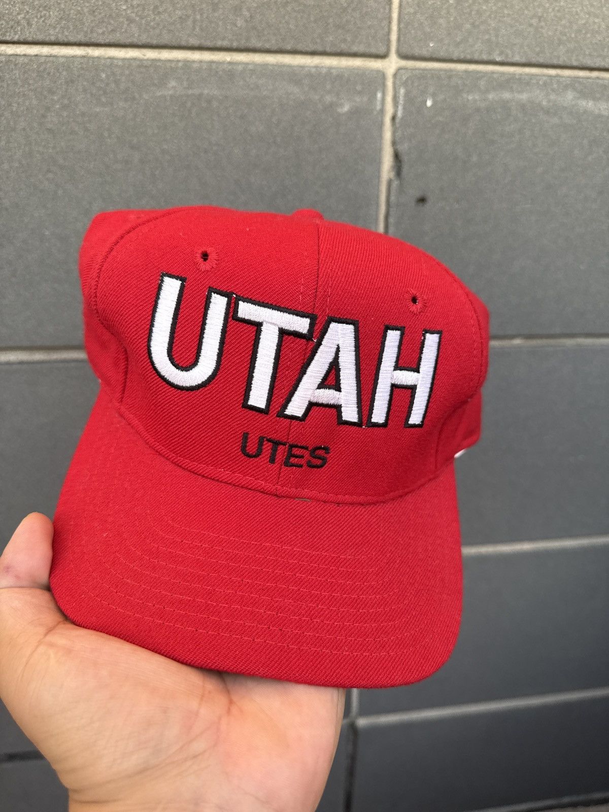 Vintage utah utes twins snapback hat