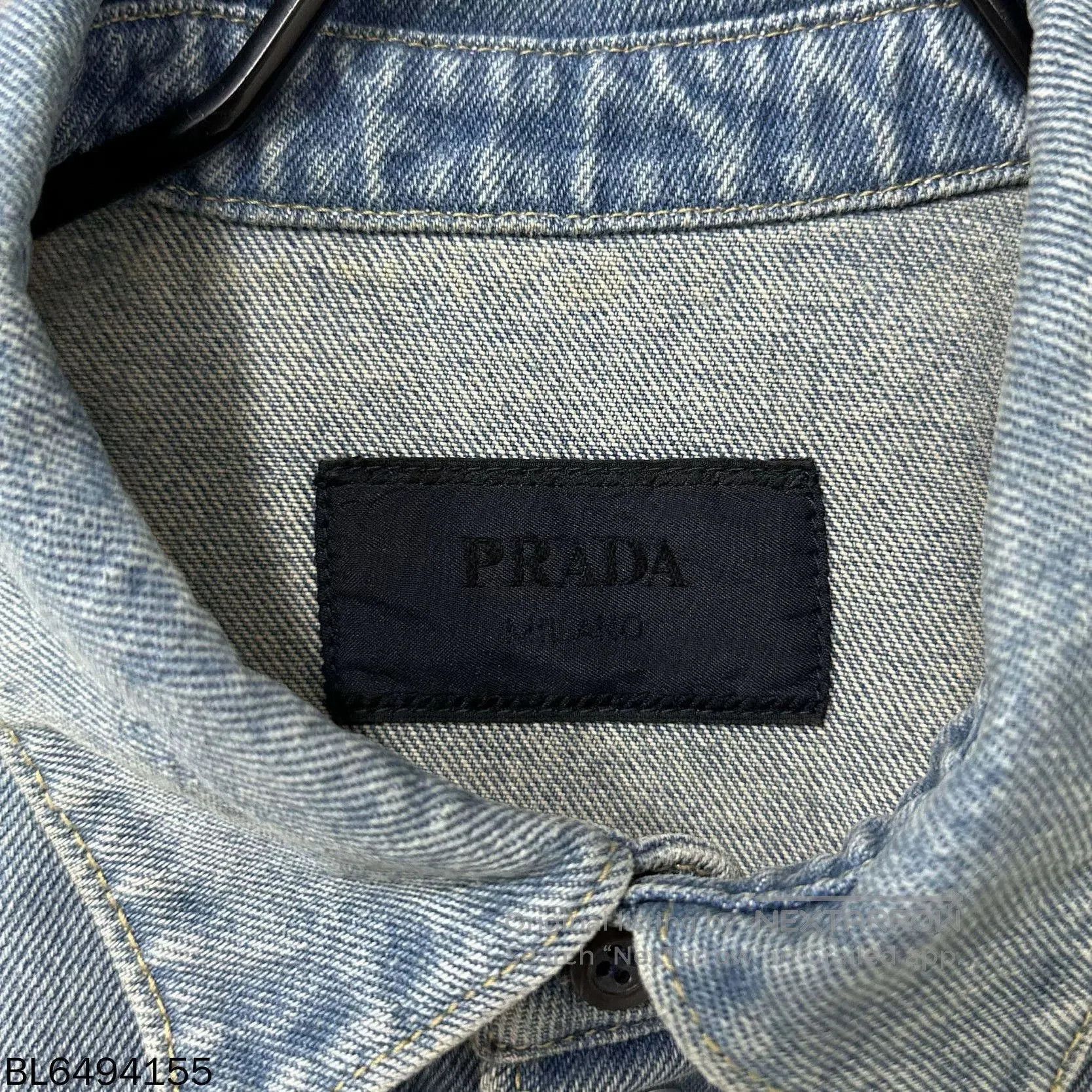 Prada Prada Triangle Logo Denim Jacket. Size US L / EU 52-54 / 3 - 5 Thumbnail