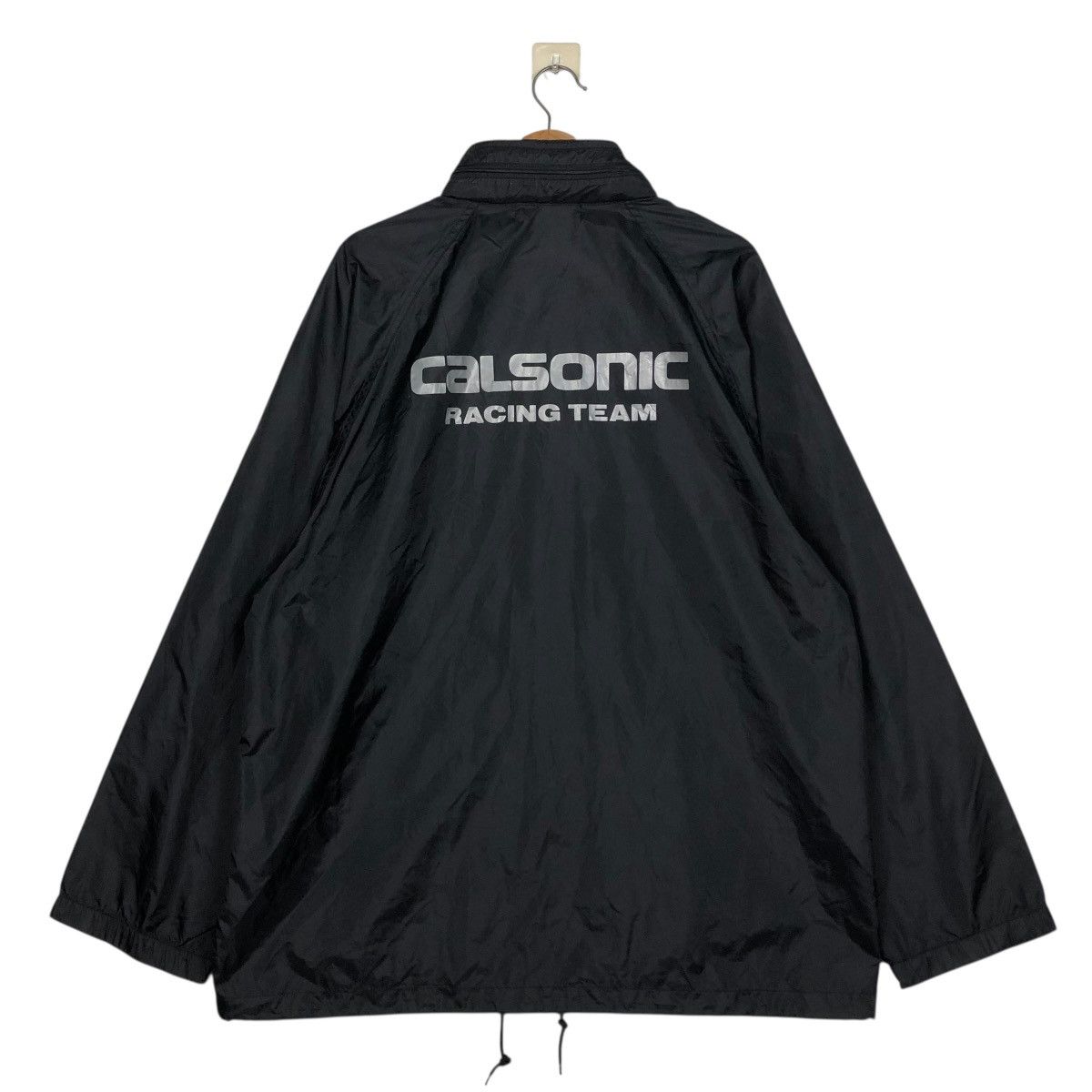 Japanese Brand 🔥VINTAGE NYLON BOMBER JACKET CALSONIC RACING BIG LOGO Size US M / EU 48-50 / 2 - 10 Thumbnail
