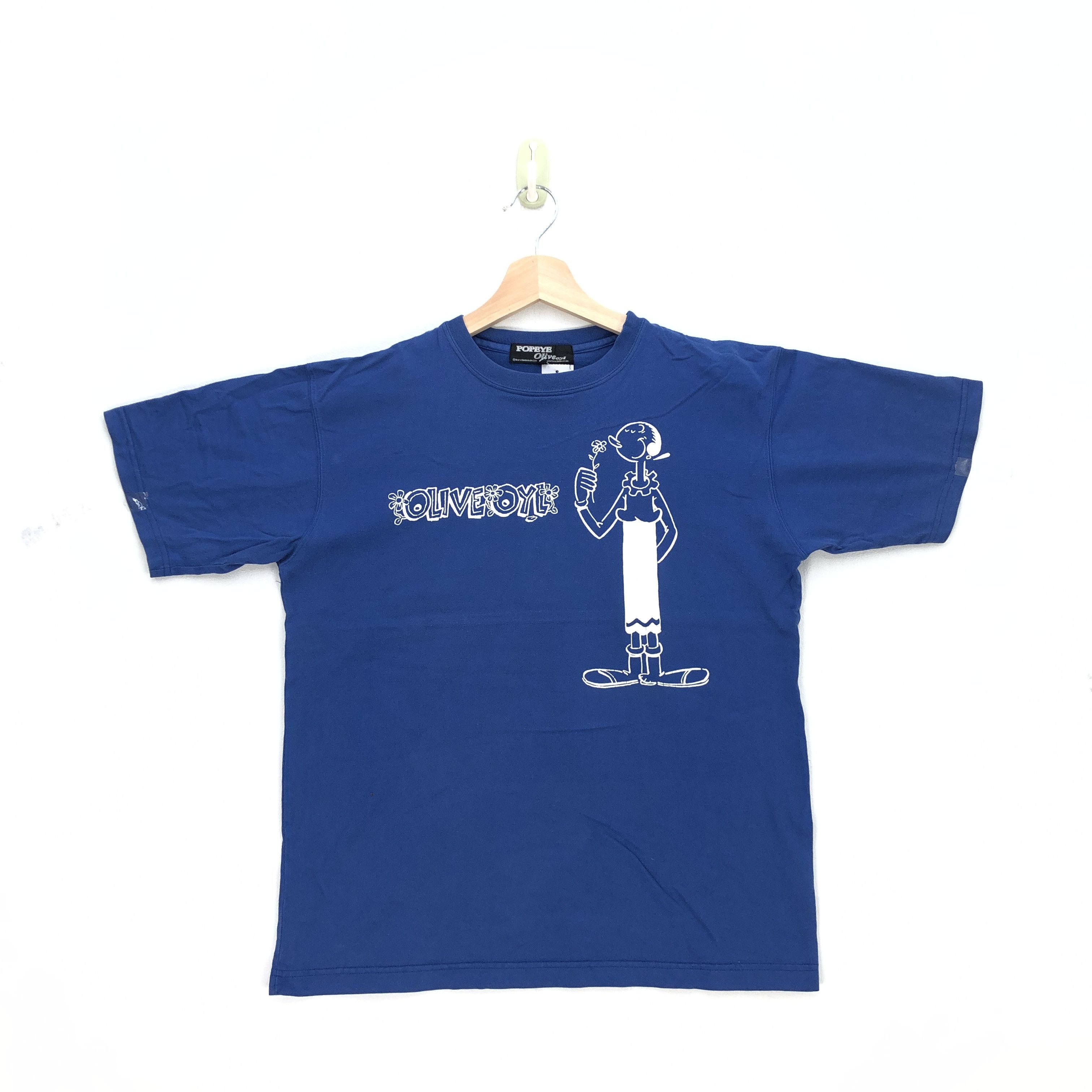Cartoon Network Vintage Popeye Olive Animated T Shirt Cartoon Crewneck Tees Size US M / EU 48-50 / 2 - 1 Thumbnail